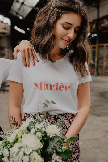 Tee-Shirt femme blanc La Mariée