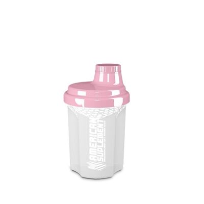 AS AMERICAN SUPPLEMENT | Shaker - Blender | 500ml capacity | Airtight and Light | With Anti-lumps Grid and Double Stopper | Ideal for Mixing Protein and Carbohydrate Shakes