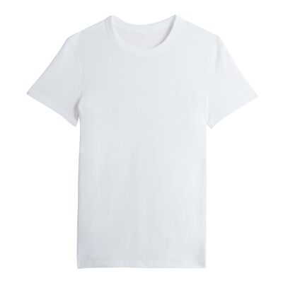T-shirt 100% cotone biologico - Maniche corte per Uomo - Bianco