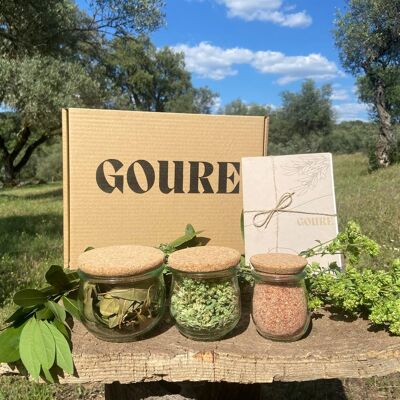 Gourmet set of 3 100% natural and sustainable seasonings