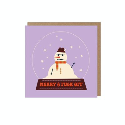 Cartolina di Natale Snowglobe