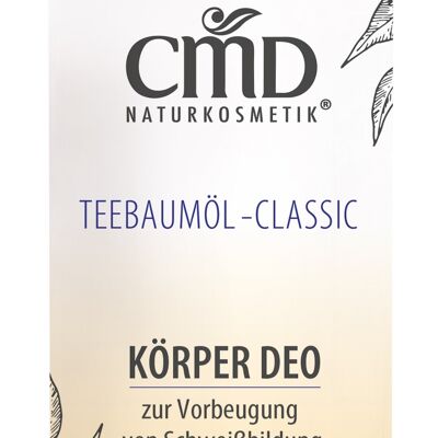 Tea Tree Oil Deodorante per il corpo classico / Deodorante per il corpo