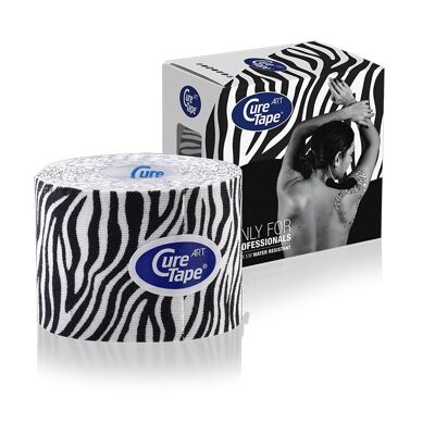 CureTape® Art Zebra Negro/Blanco (5cm*5m)