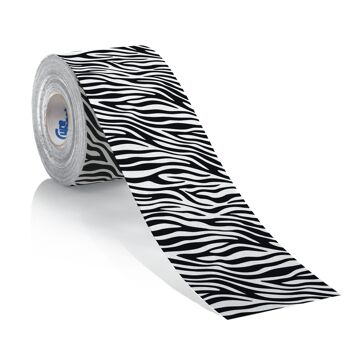 CureTape® Art Zèbre Noir/Blanc (5cm*5m) 3