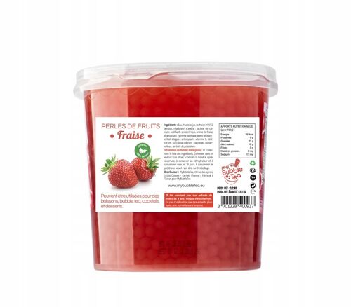 Perles de fruit 3,2kg - Fraise