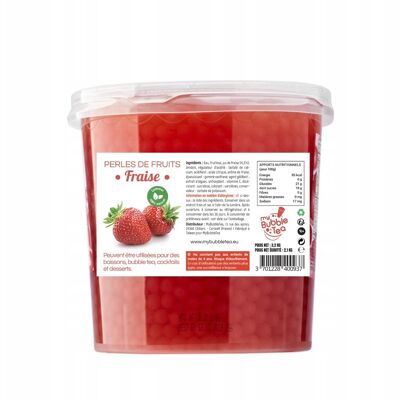 Fruchtperlen 3,2 kg - Erdbeere