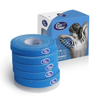 CureTape® Classic Blue (1cm*5m) 5 rollos