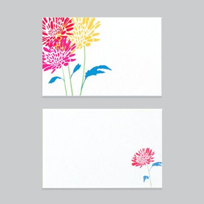 Mini-carte Bouquet d'asters