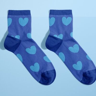 Socken - Das Unzertrennliche - Blue Heart 36/40