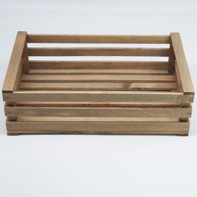 wooden crate 35x23x10,5 cm