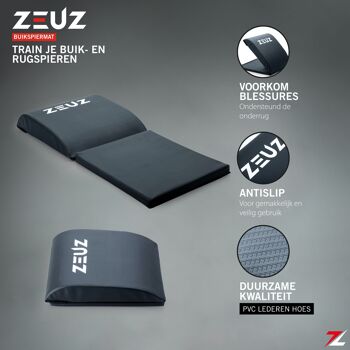 ZEUZ® Ab Mat & Sit Up Buikspiermat - Crossfit & Fitness – Buikspier Kussen 5