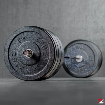 ZEUZ® 1 Stuk Halterschijf 20 KG – Gewichten Set – 20kg Bumper Plates – voor 50 mm Halter – Crossfit & Fitness 2