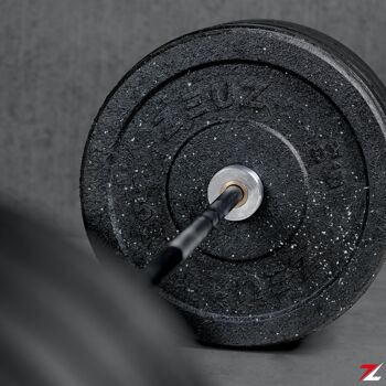 ZEUZ® Halterschijf 2 Stuks 5 KG – Gewichten Set – 5kg Bumper Plates – voor 50 mm Halter – Crossfit & Fitness 5