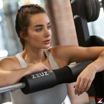 ZEUZ® Barbell Pad – Squat & Hip Thrust - Fitness – Halter Kussen & Nekbeschermer – Zwart 2