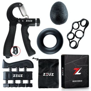 ZEUZ® 5-Delige Fitness Handtrainer Set – Entraîneur pour la main, les aisselles, les polaires et les doigts