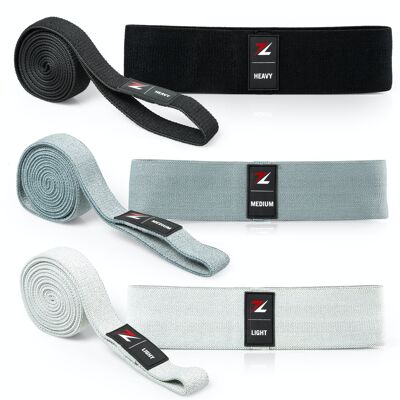 ZEUZ® 6 Stuks Premium Weerstandsbanden Set – Bande de résistance – Weerstand Fitness Elastiek - Power Stretch Band