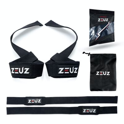ZEUZ® 2 Stück Hebe- und Gewichthebergurte für Fitness und Crossfit, Krafttraining, Gewichtstraining und Kreuzheben