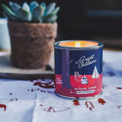 Outdoor scented candle - A night outdoor