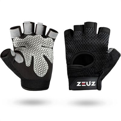 ZEUZ® Sport & Fitness Handschoenen Dames & Heren – Krachttraining Artikelen – Crossfit Training - Maat S