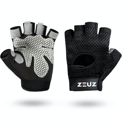 ZEUZ® Sport & Fitness Handschoenen Damen & Herren – Krachttraining – Crossfit Training – Handschuhe für mehr Grip – Maat L