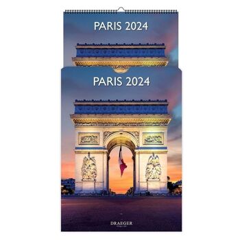 Calendrier Déco - Paris - Janvier 2024 à Decembre 2024 3