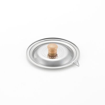 Couvercle d’un ⌀ 203 semi-martelé au motif nid d'abeille, pour casseroles Yukihira de 16-18 cm (Lid for Yukihira Saucepan), ustensile de cuisine en acier inoxydable - collection Yukihira / YOSHIKAWA