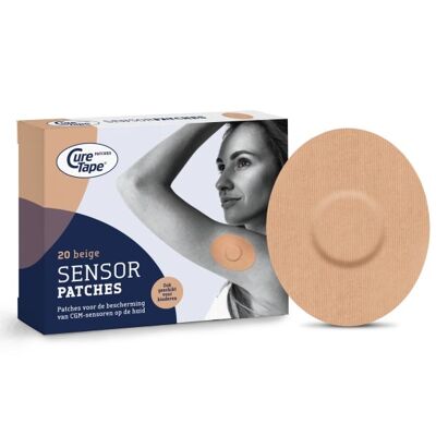 Parches con sensor CureTape® Beige clásico