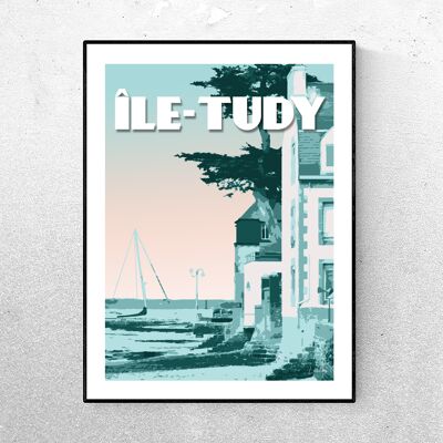 ÎLE-TUDY POSTER - Green