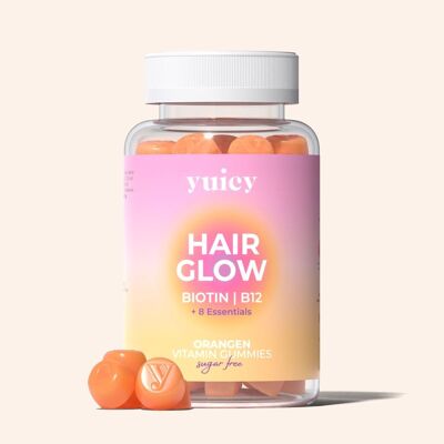 yuicy HAIR GLOW Vitamin Gummies