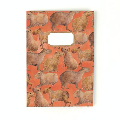 Chill of Capybaras Print Notebook