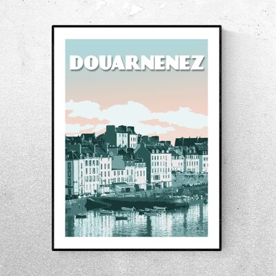 AFFICHE DOUARNENEZ - Vert