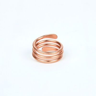 Ring aus reinem Kupfer (Design 7)