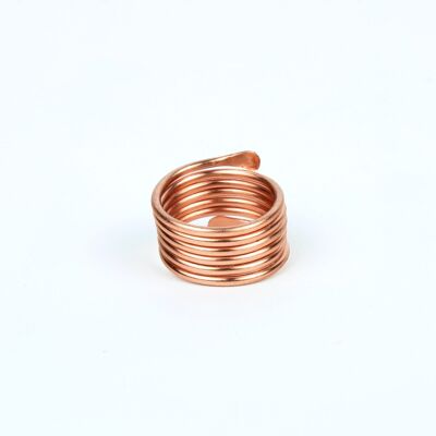 Ring aus reinem Kupfer (Design 9)