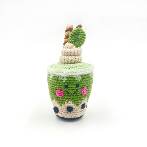 Baby Toy Friendly green tea matcha latte rattle