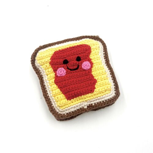 Baby Toy Friendly jammy toast rattle