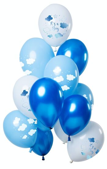 Ballon Nuages bleu