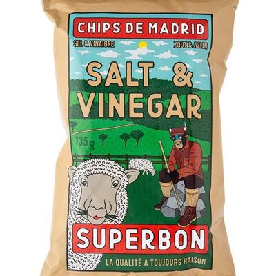 Vinegar & Salt Crisps 135g