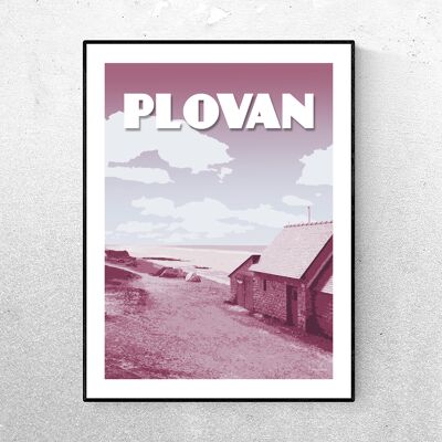 PLOVAN POSTER - Ru Vein Beach - Purple