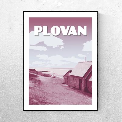 POSTER PLOVAN - Ru Vein Beach - Viola