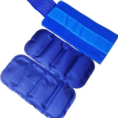 Reusable universal hot/cold compress with velcro