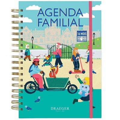 Agenda Familal à spirale - Septembre 2023 à Décembre 2024