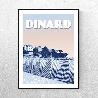 DINARD POSTER - Blau