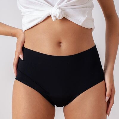 High-waisted menstrual briefs