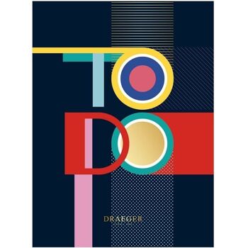 To Do List 1 - 180 Pages - Couverture en Or 1