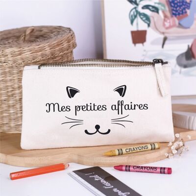 School pencil case "My little things" - Little cat