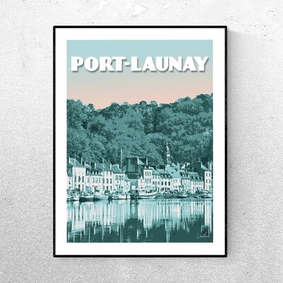 AFFICHE PORT-LAUNAY - Vert