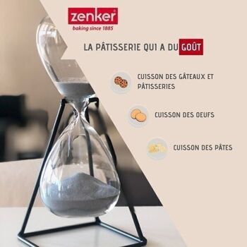 Minuteur de cuisine magnétique 1h en acier Zenker Smart Pastry 4