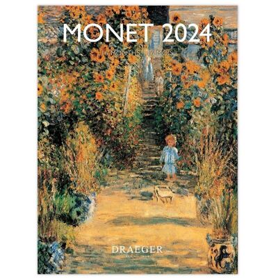 Calendario Pequeño - Monet - Septiembre 2023 a Diciembre 2024
