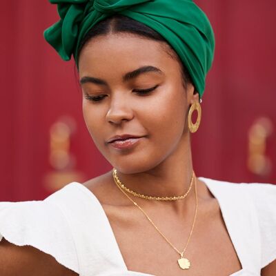 TURBAN - African Forest Green