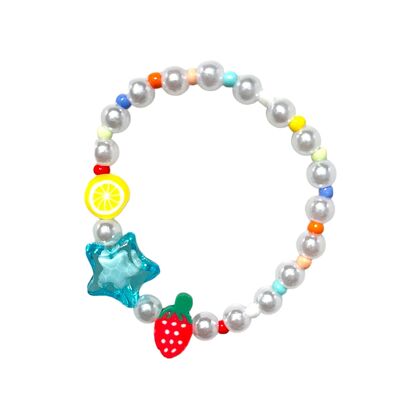 "Tutti Frutti" jewelry range (necklace, bracelet, key ring, phone jewelry)